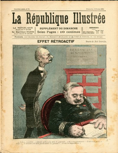 Cover der "Republique illustree" von Noel Dorville