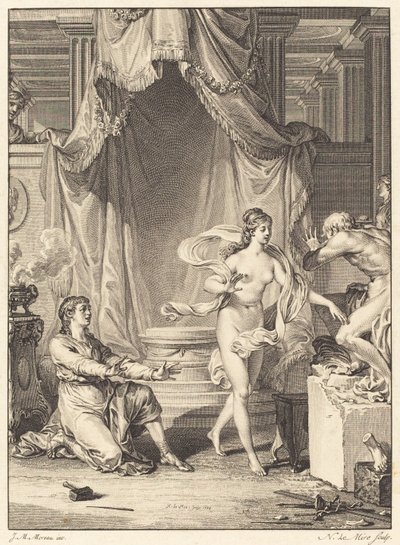 Pygmalion von Noël Le Mire after Jean Michel Moreau
