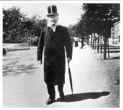 Henrik Ibsen in Oslo, 1896 von Norwegian School