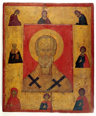 Unbekanntes Bild von Novgorod School