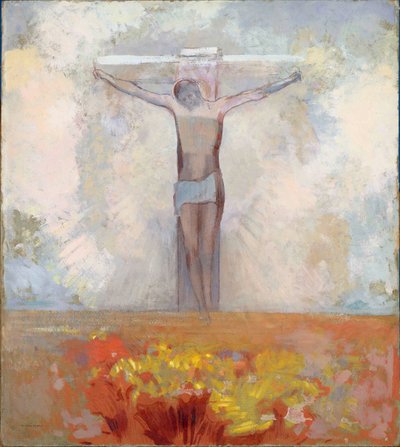 Christus am Kreuz, ca. 1910 von Odilon Redon