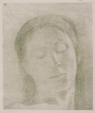 Geschlossene Augen von Odilon Redon