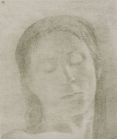 Geschlossene Augen von Odilon Redon