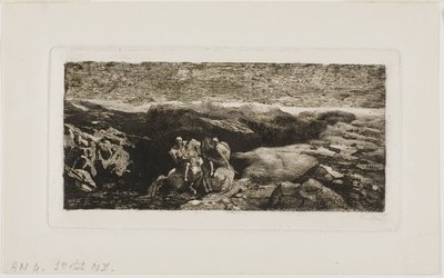 Reiter im Kampf von Odilon Redon