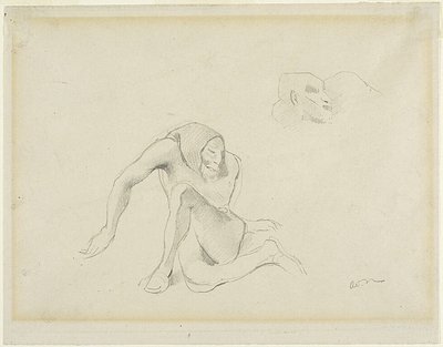 Zwei groteske Figuren von Odilon Redon