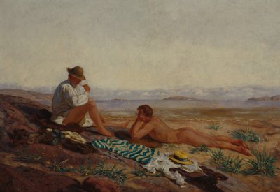 Nach dem Baden von Olaf Isaachsen