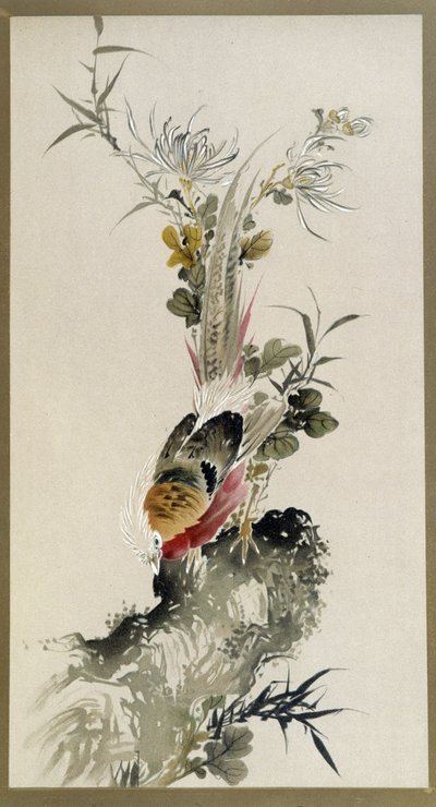 Fasan - Aquarell von Onishi Keisaie von Onishi Keisai