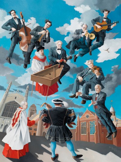 Musik und Köpfe von Cambridge von Ophelia Redpath