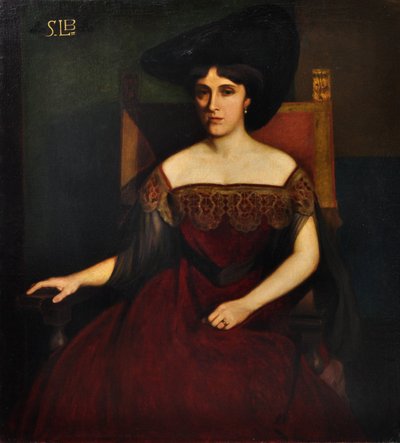 Porträt von Silvia Levi Bondi von Oscar Ghiglia