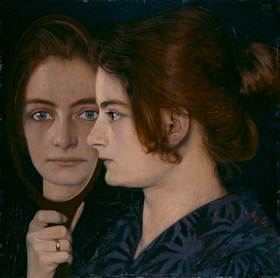 Bildnis der Frau des Künstlers von Oskar Zwintscher