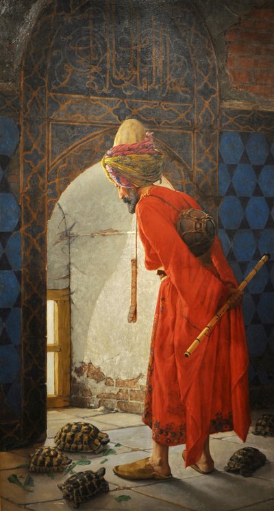 Der Schildkrötentrainer, 1906 von Osman Hamdi Bey