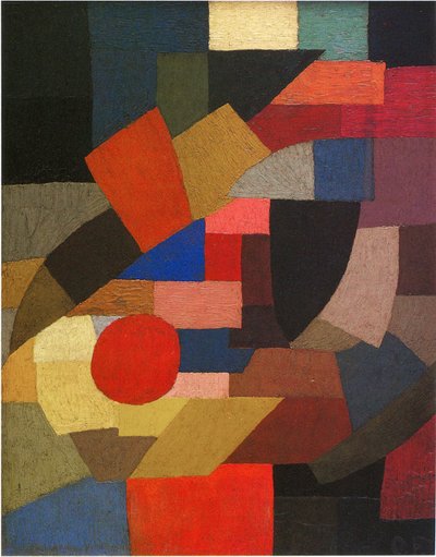 Fragmente der Figur im Gesamtplan, 1927 von Otto Freundlich
