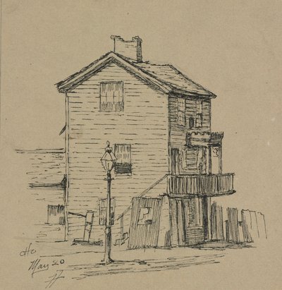 Ein altes Haus, Cleveland von Otto H. Bacher