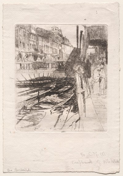 Via Garibaldi, spätes 19. - frühes 20. Jahrhundert von Otto H. Bacher