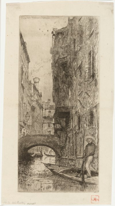 Ponte del Pistor von Otto Henry Bacher