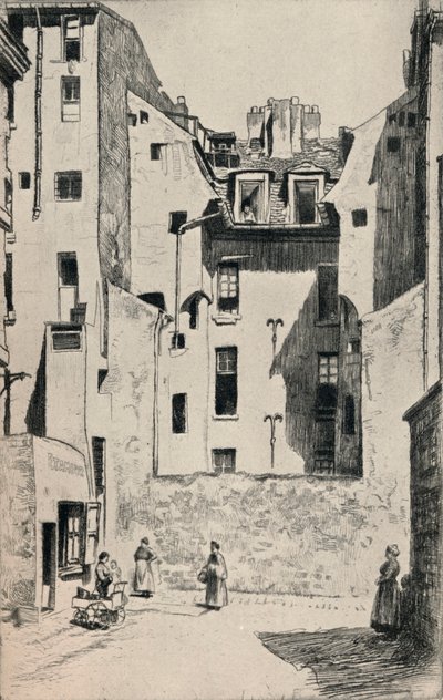 Impasse du Boeuf, 1915 von Otto J Schneider
