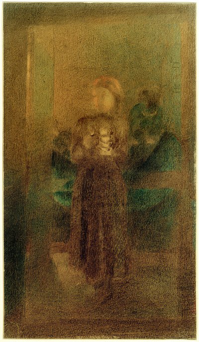 Mädchen mit Tassen von Otto Meyer Amden