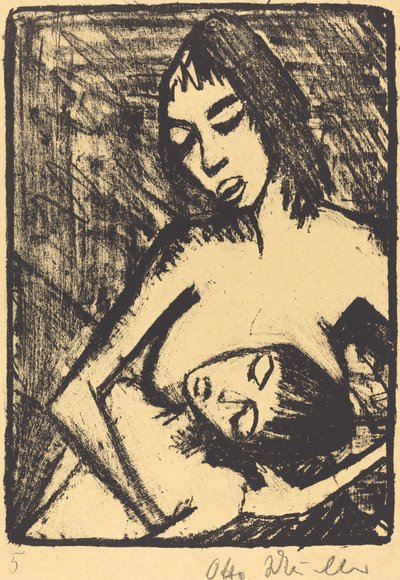 Mutter und Kind von Otto Müller