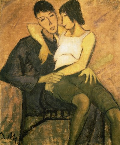 Städtisches Paar, 1920 von Otto Mueller