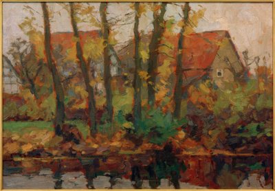 Häuser in Gossfelden von Otto Ubbelohde