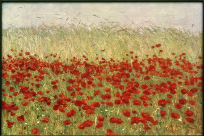 Mohnblumen und Korn von Otto Ubbelohde