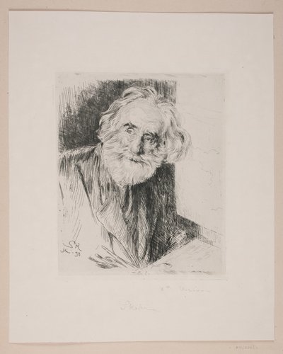 Porträt von Vilhelm Kyhn von Peder Severin Krøyer