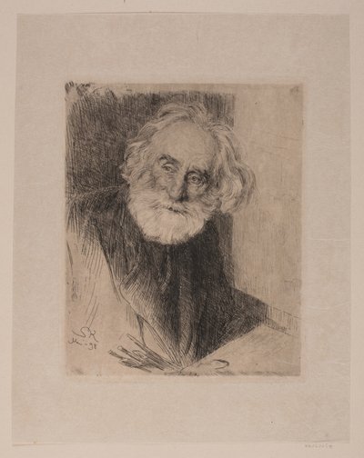 Porträt von Vilhelm Kyhn von Peder Severin Krøyer