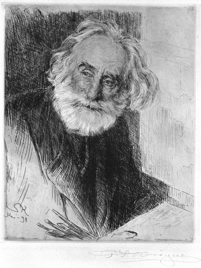 Porträt von Vilhelm Kyhn von Peder Severin Krøyer