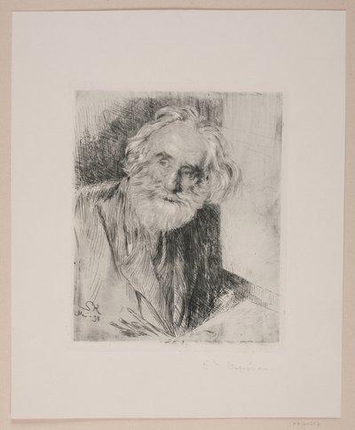Porträt von Vilhelm Kyhn von Peder Severin Krøyer