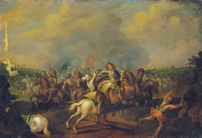 Ein Kavalleriegefecht von Palamedes Palamedesz