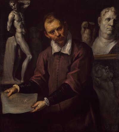 Porträt eines Mannes, 1600-1610 von Palma Il Giovane