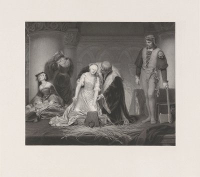 Die Hinrichtung von Lady Jane Grey von Paolo Mercuri