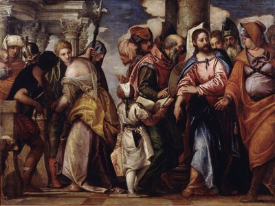Christus und die Ehebrecherin von Paolo Veronese