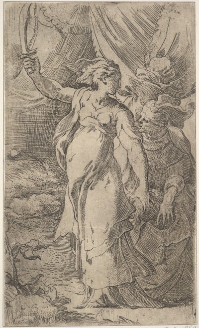 Judith, frühes 16. Jahrhundert von Parmigianino