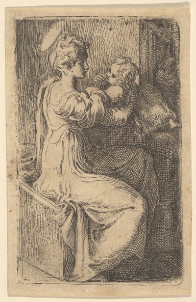 Madonna mit Kind von Parmigianino