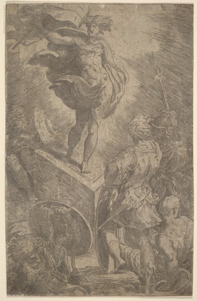 Auferstehung (frühes 16. Jahrhundert) von Parmigianino