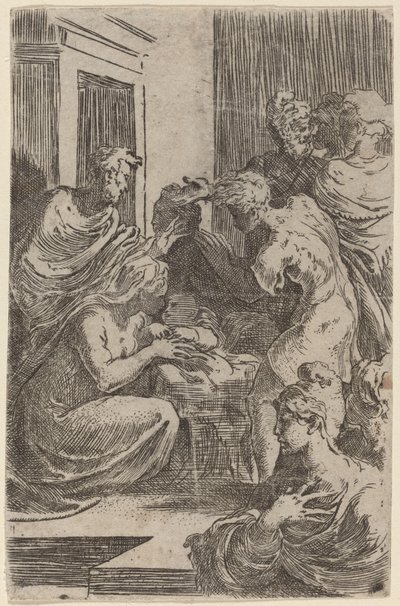 Die Anbetung der Hirten von Parmigianino