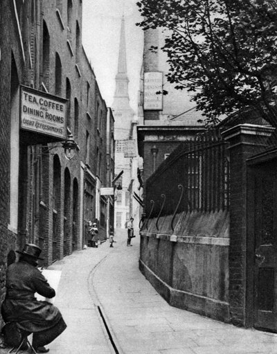 Huggin Lane, London, 1926-1927 von Paterson