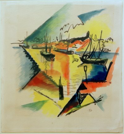 Rheinischer Industriehafen von Paul Adolf Seehaus
