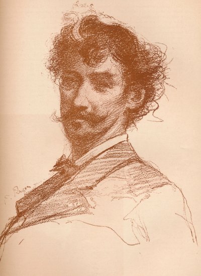 Porträt von Whistler, 1880 1903-1904 von Paul Adolphe Rajon