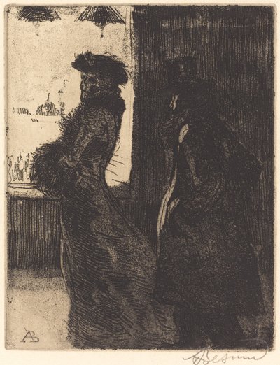 Die unbekannte Frau von Paul Albert Besnard