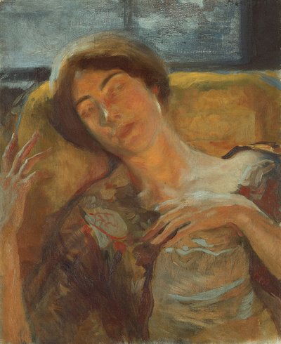 Frauenkopf, ca. 1890 von Paul Albert Besnard