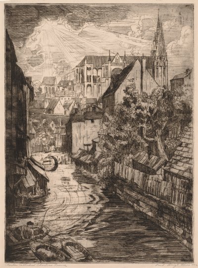 Kathedrale von Chartres, Chartres, Frankreich von Paul B. Travis