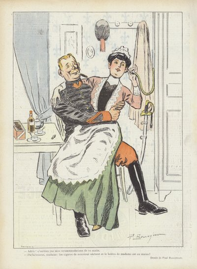 Illustration für Le Rire von Paul Balluriau