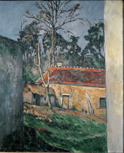 Bauernhof in Auvers von Paul Cézanne