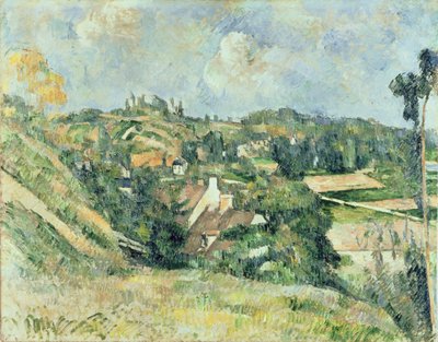 Auvers-sur-Oise, gesehen vom Val Harme, 1879-82 von Paul Cézanne