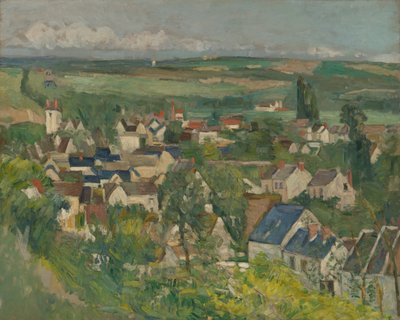 Auvers, Panoramablick, 1873-75 von Paul Cézanne