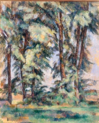 Große Bäume im Jas de Bouffan von Paul Cézanne