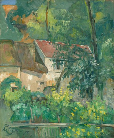 Haus von Père Lacroix, 1873 von Paul Cézanne