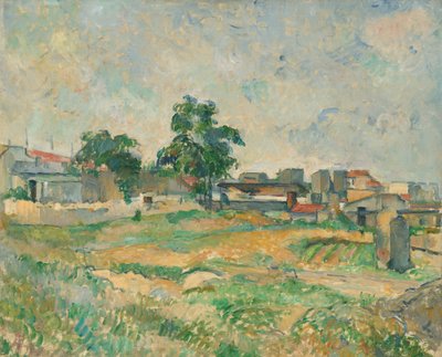 Landschaft bei Paris von Paul Cézanne